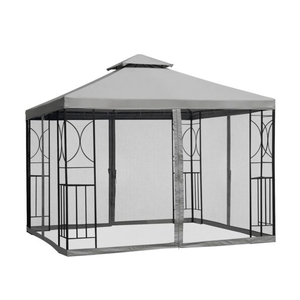 Lauko-pavesine-Classic-3×3-pilkos-spalvos-3-min